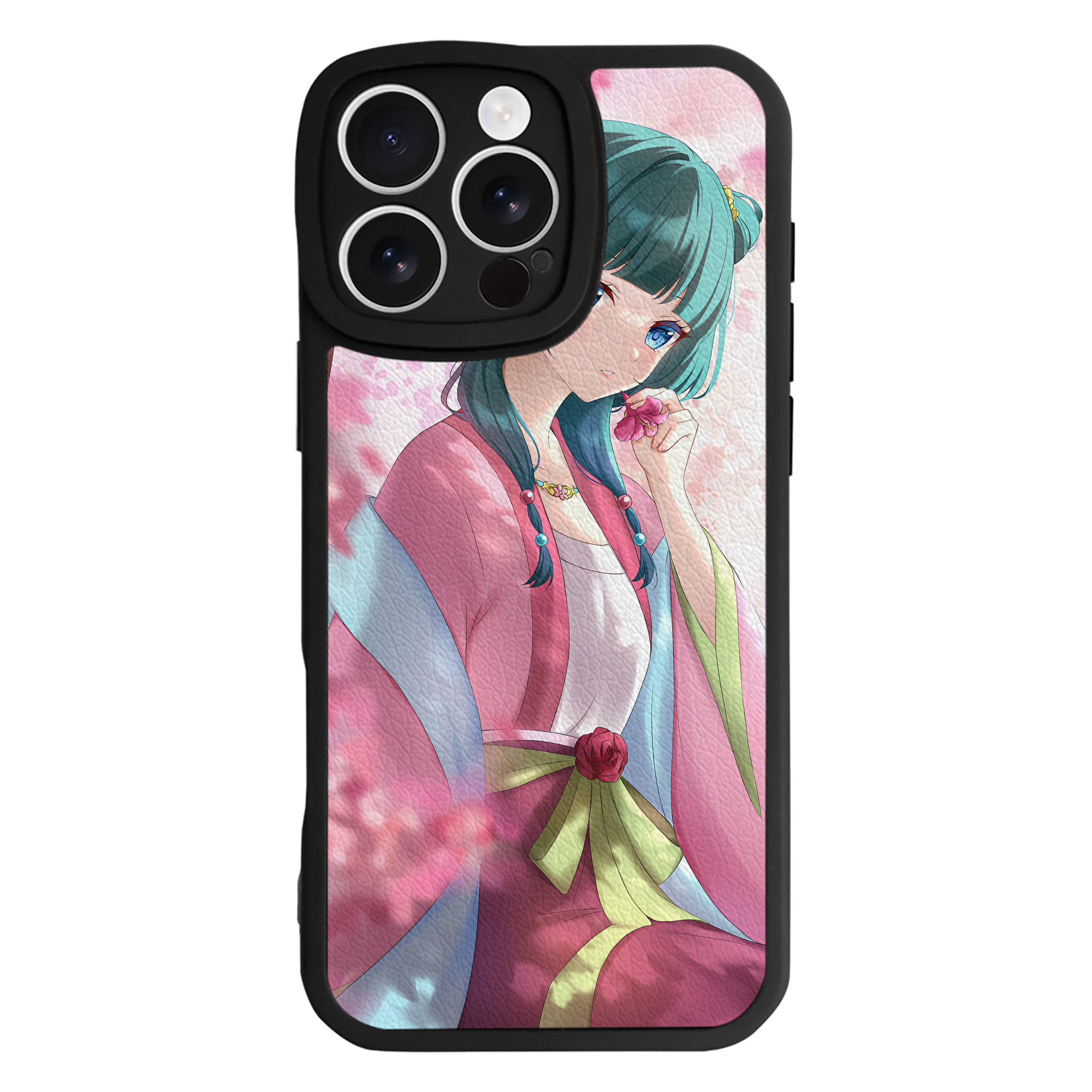 （画像用） 薬屋のひとりごと The Apothecary Diaries 【iPhone 16シリーズ対応】シリコンスマホケース（レザー調） 材質：シリコン